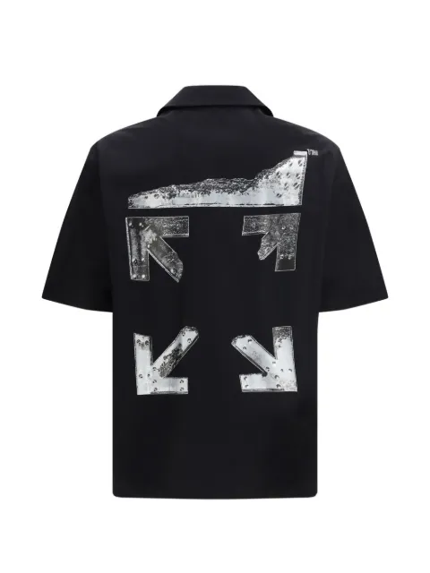 Off-White arrow-detail short-sleeve shirt