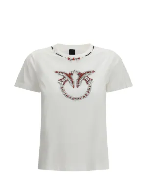 PINKO Playera Love Birds | Marrón | FARFETCH CL
