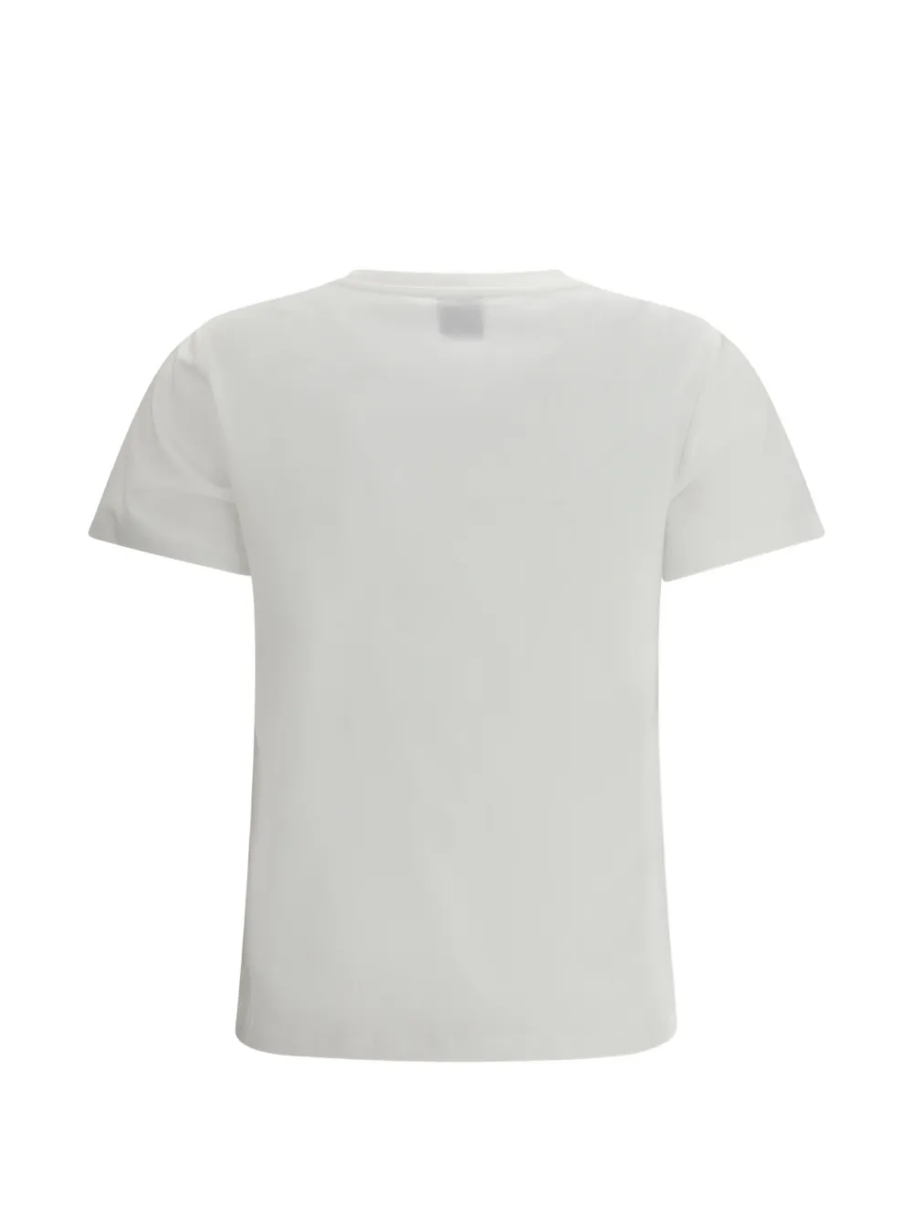 PINKO T-shirt met logo en kralen Wit