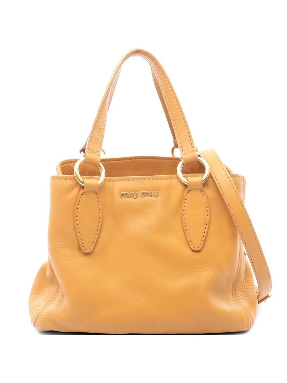 Miu Miu Pre-Owned 2000s Caribu handbag - Giallo