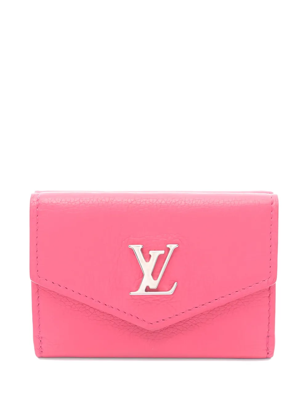 Louis Vuitton Pre-Owned 2020 mini Portefeuil lock trifold leather wallet - Rosa