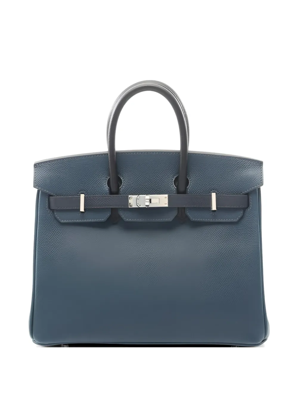 Hermès Pre-Owned 2023 25 Birkin leather handbag - Blu