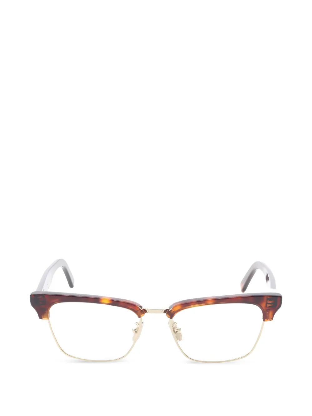 Celine Pre-Owned 2020s geometric-frame glasses - Marrone
