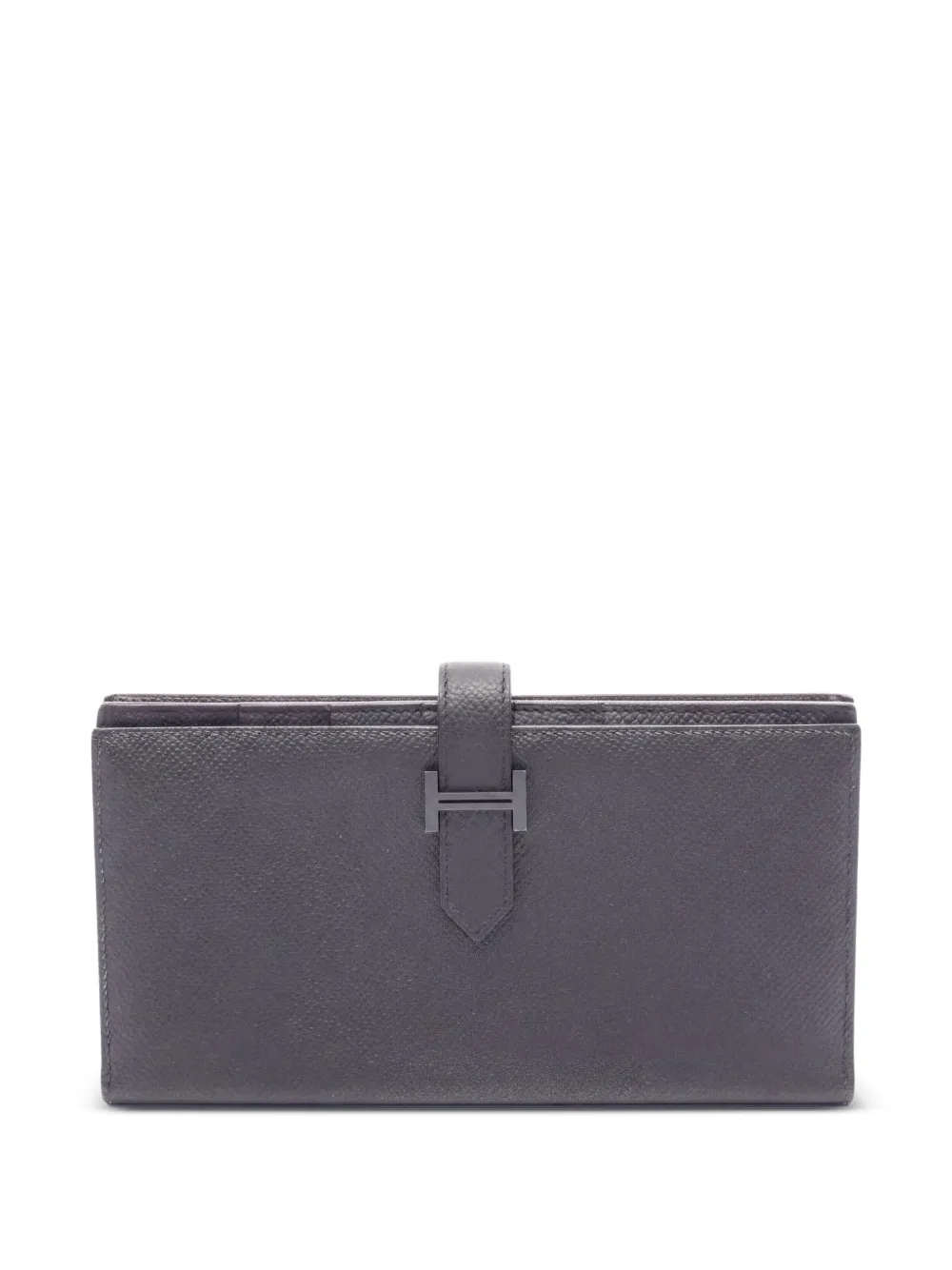 Hermès Pre-Owned 2022 Bearn Soufflet Monochrome wallet - Grigio