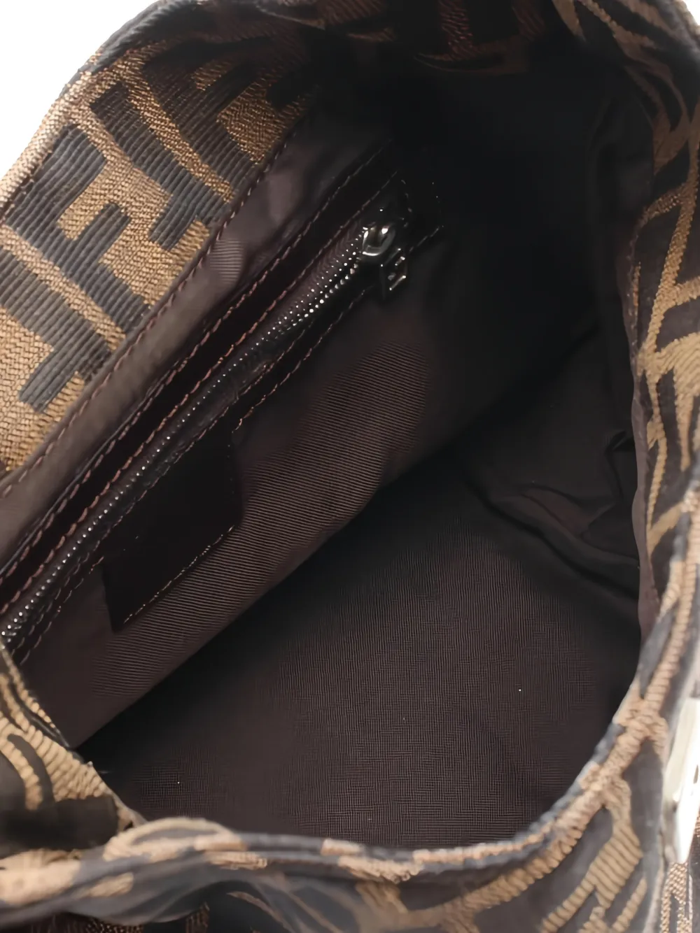  Fendi Pre-owned 2010s Zucca Shoulder Bag - Brown 