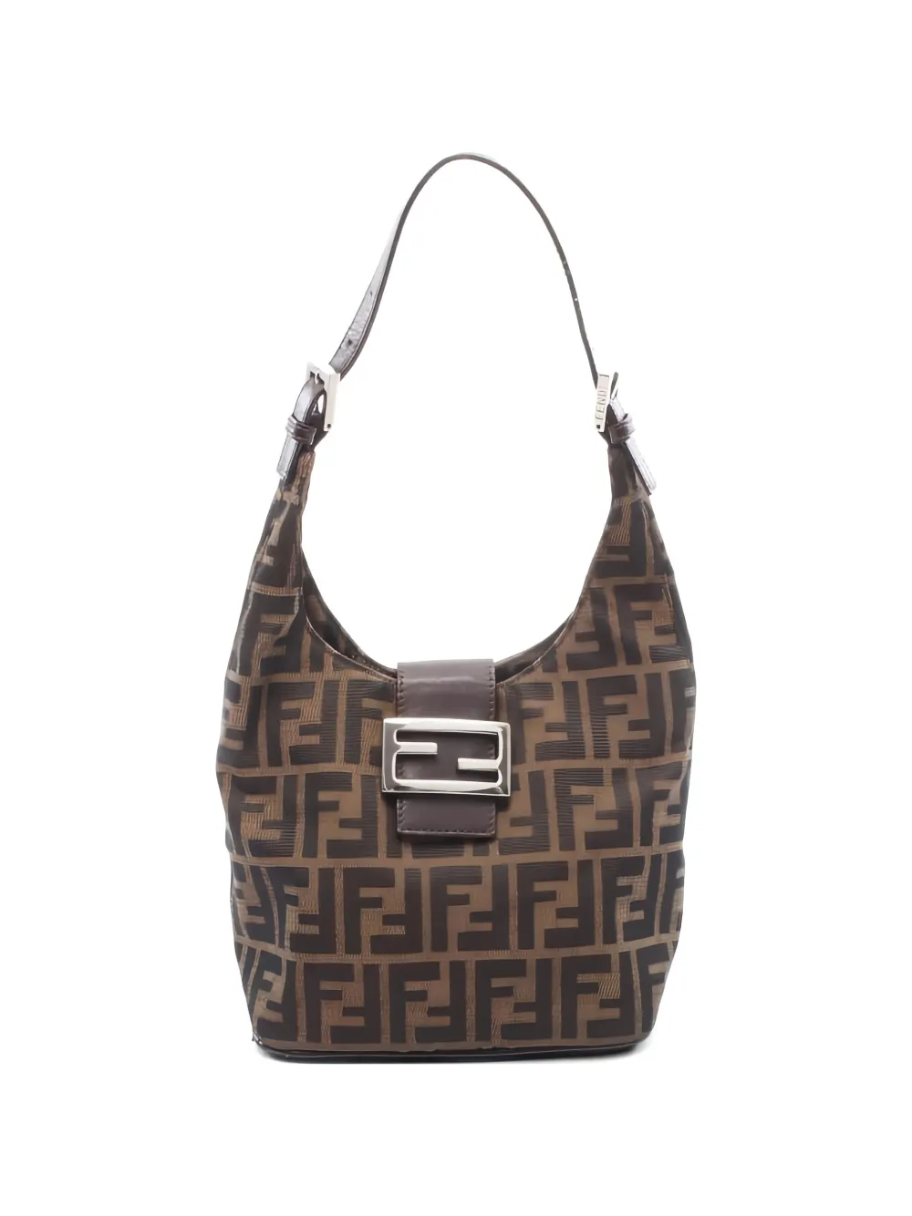Fendi Pre-Owned 2010s Zucca shoulder bag - Marrone