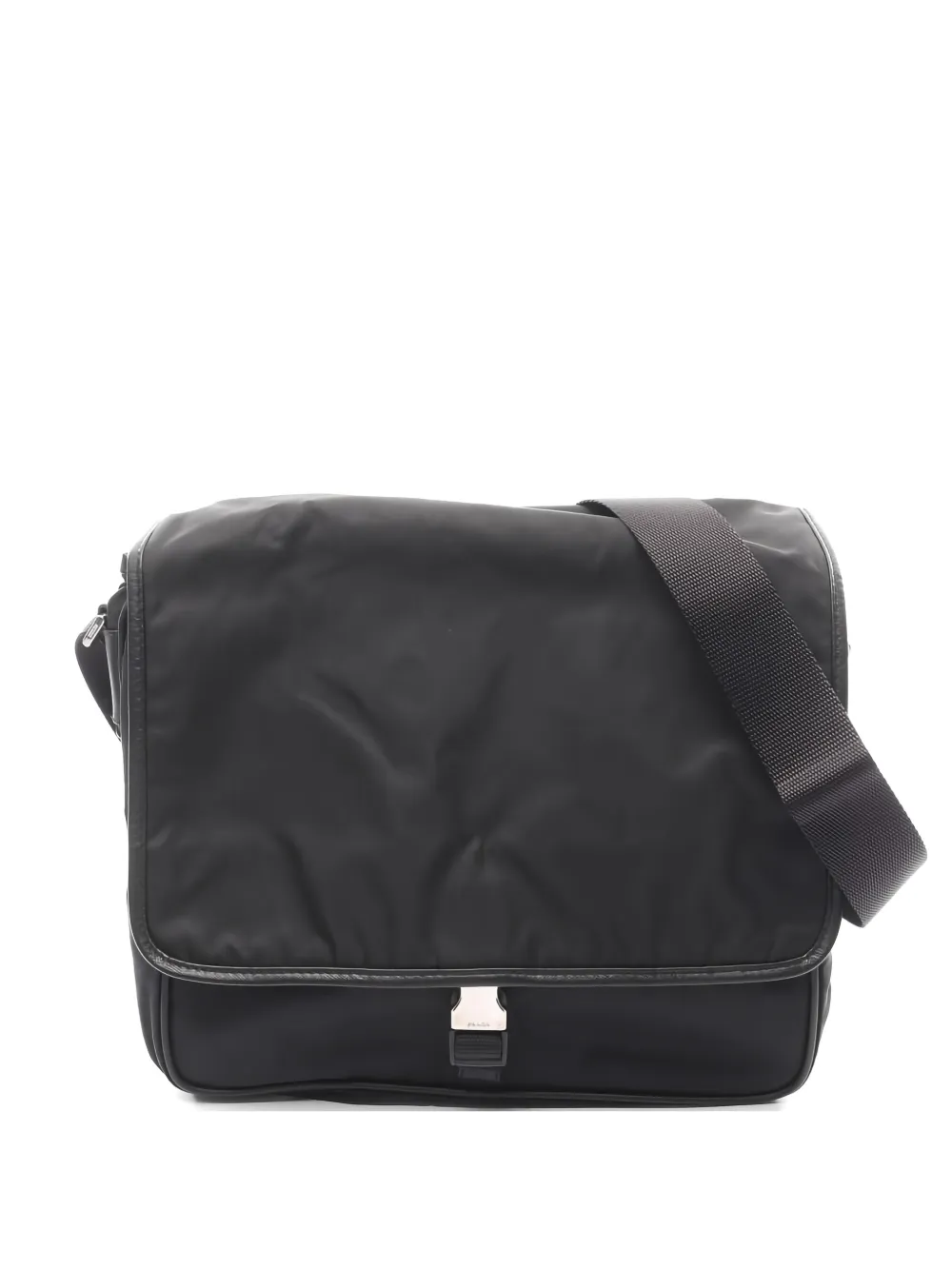 Prada Pre-Owned 2000s Tessuto leather shoulder bag - Nero