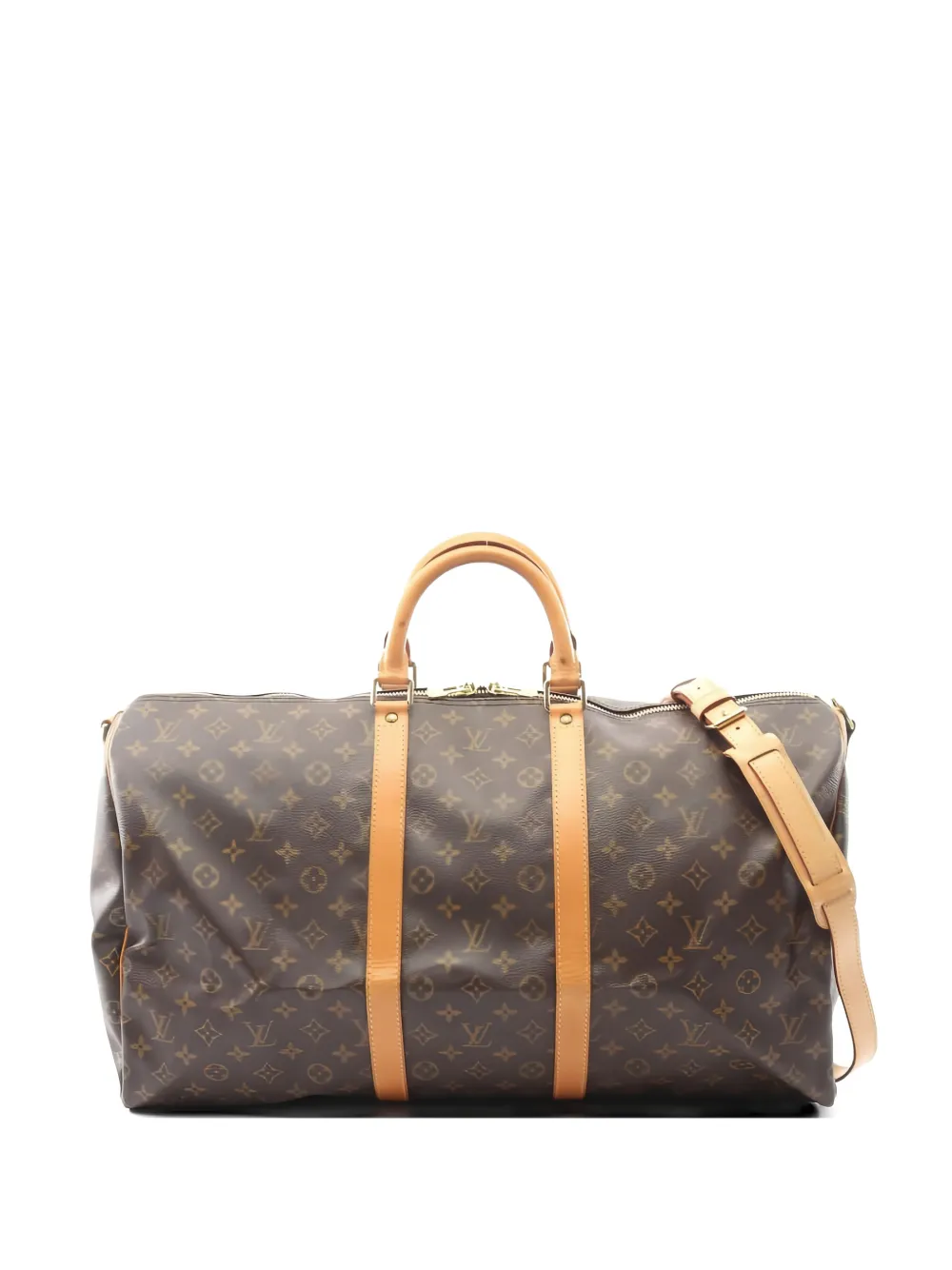 Louis Vuitton Pre-Owned 1993 55 Keepall Bandouliere monogram-canvas tote bag - Braun