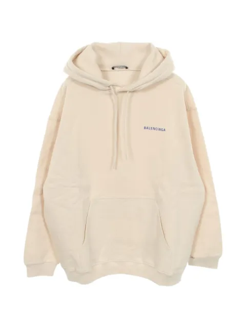 Balenciaga Pre-Owned medium fit logo hoodie
