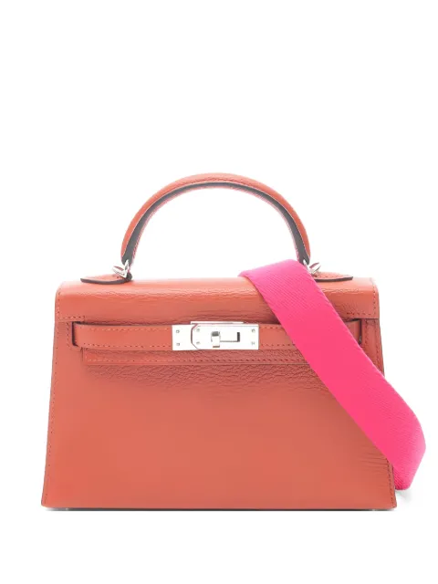 Hermès Pre-Owned 2022 mini Kelly leather tote bag