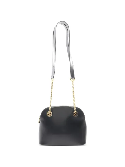 Celine Pre-Owned Circle Logo chain leather shoulder bag