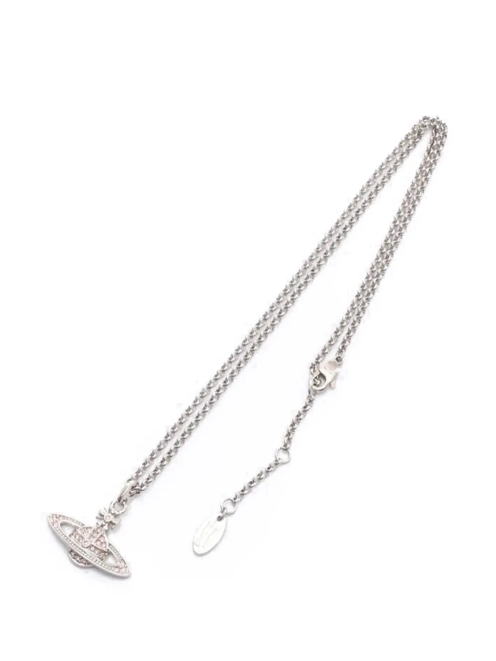 Vivienne Westwood Pre-Owned 2020s rhinestone necklace - Argento