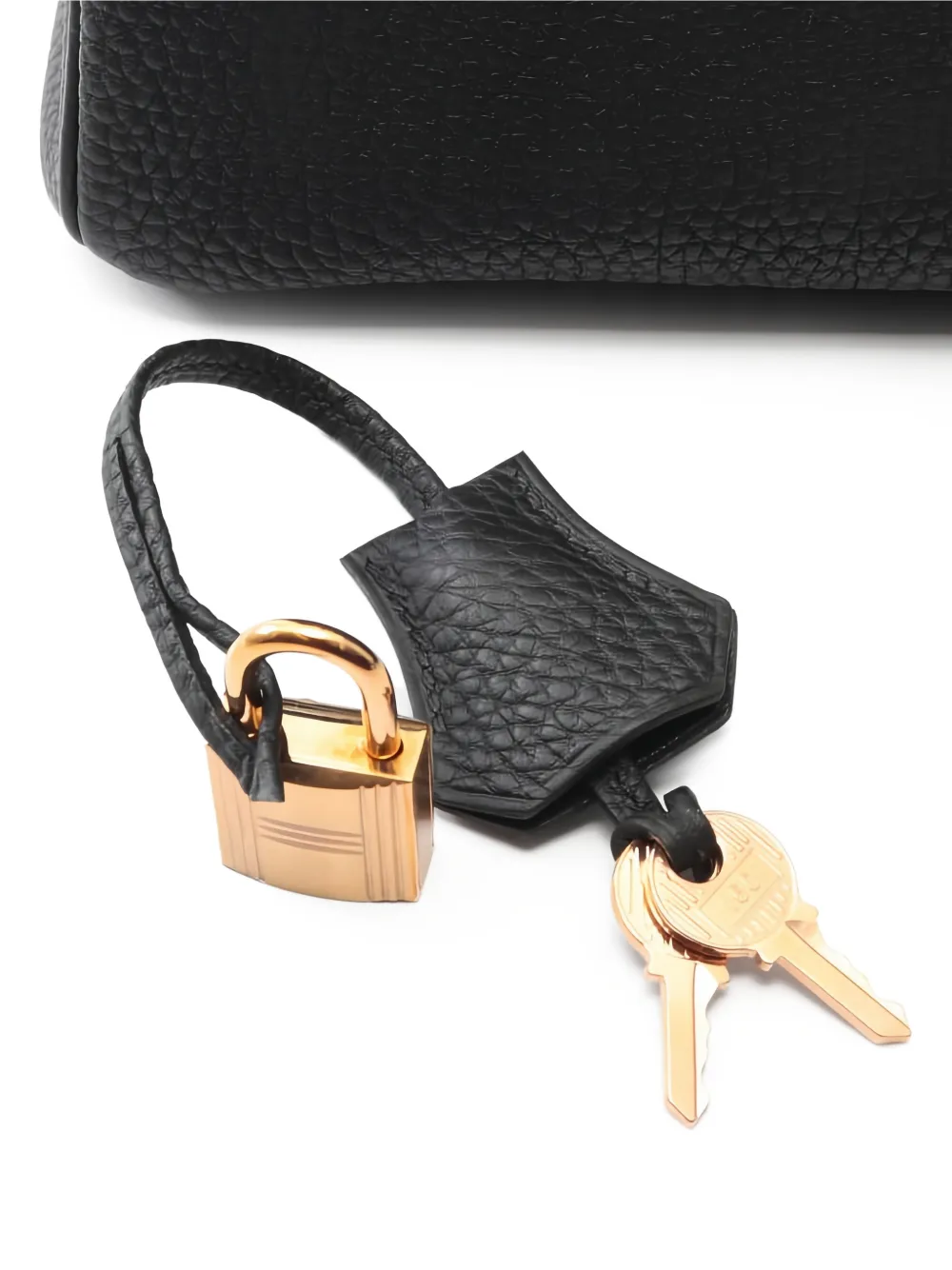 2022 Birkin 25 Textured Leather Tote Bag