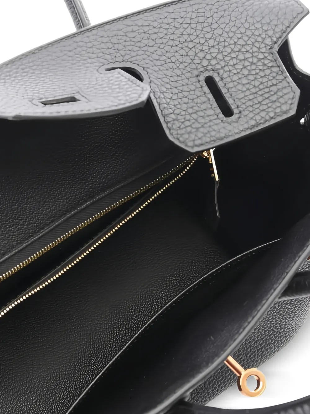 2022 Birkin 25 Textured Leather Tote Bag