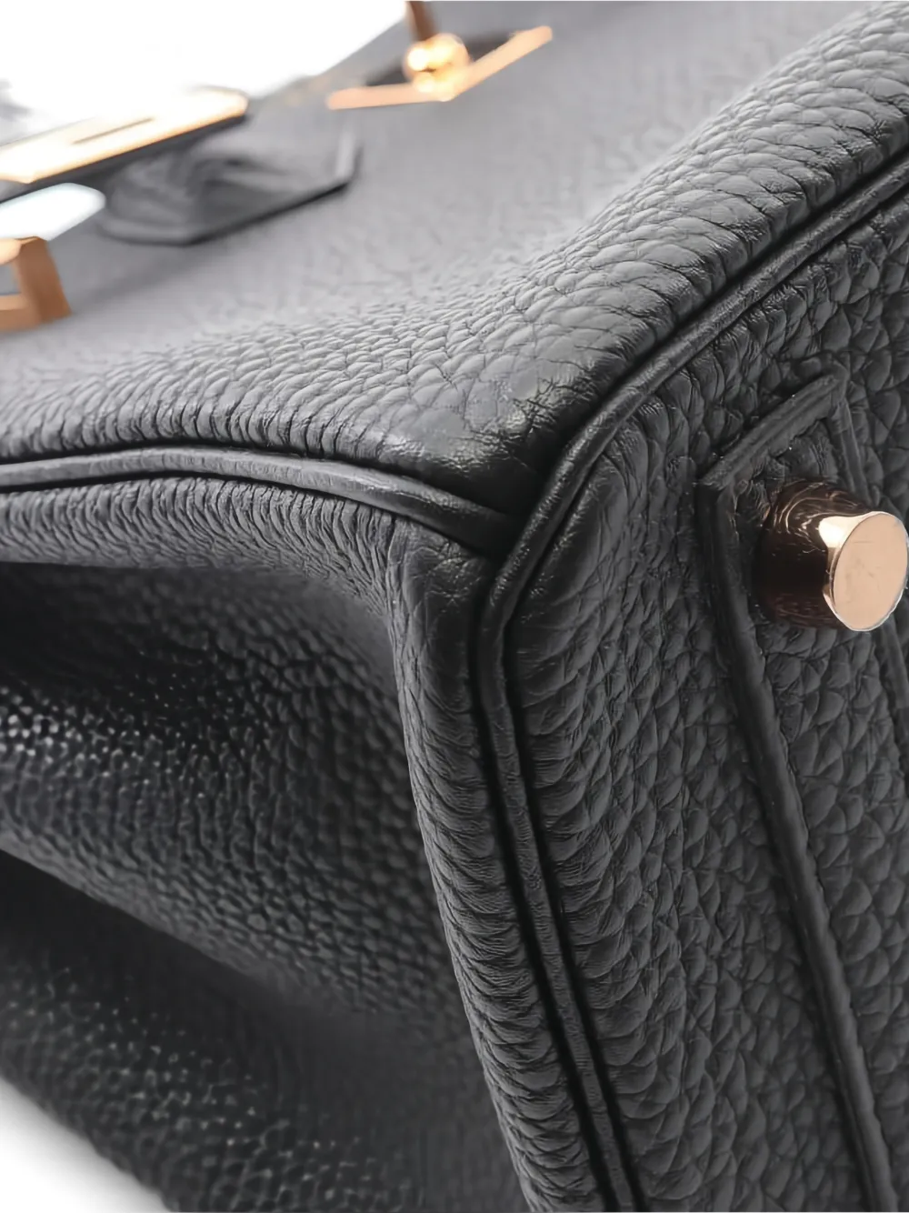 2022 Birkin 25 Textured Leather Tote Bag