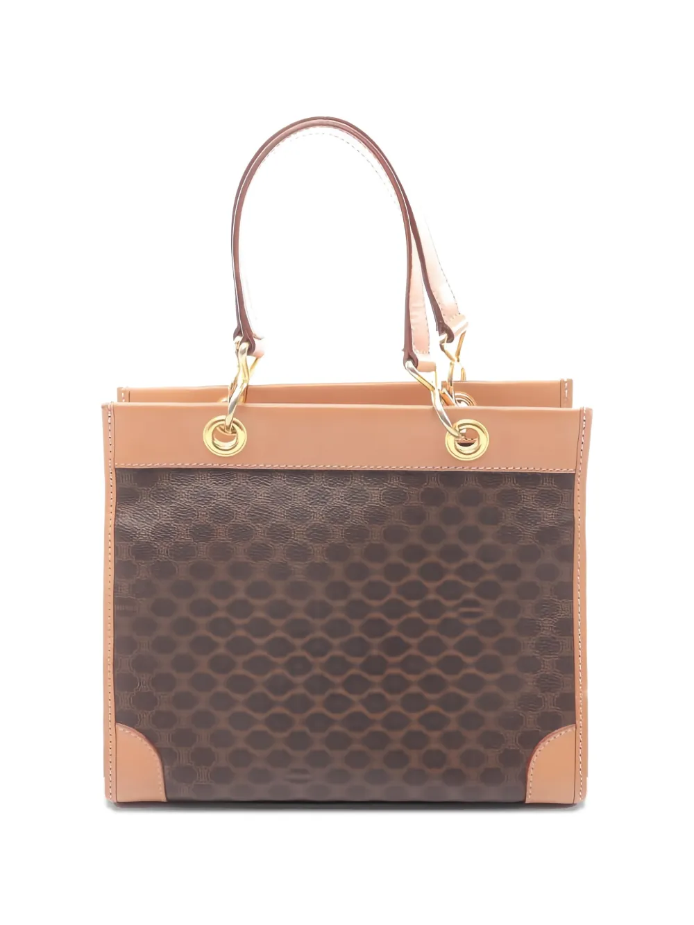 Celine Pre-Owned 2000s Macadam patterned tote bag - Marrone