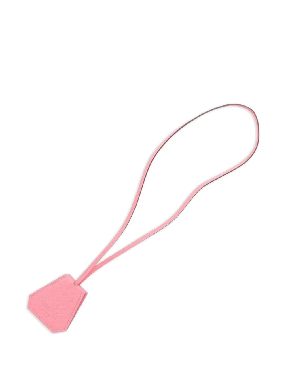 Hermès Pre-Owned 2020s leather hat clip - Rosa