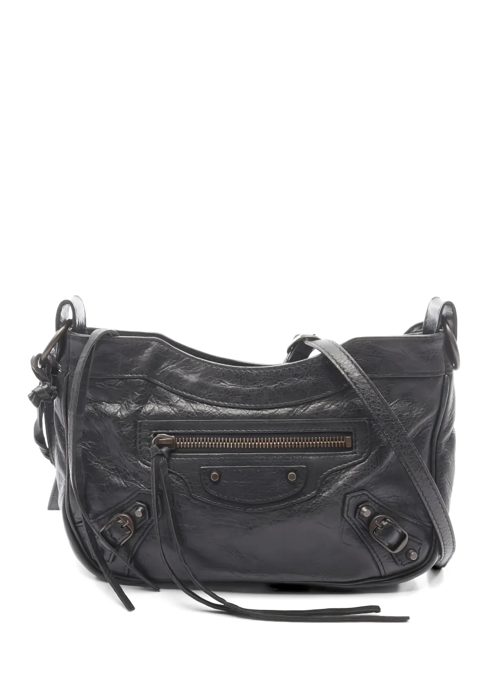 Balenciaga Pre-Owned 2010s Hip leather shoulder bag - Nero