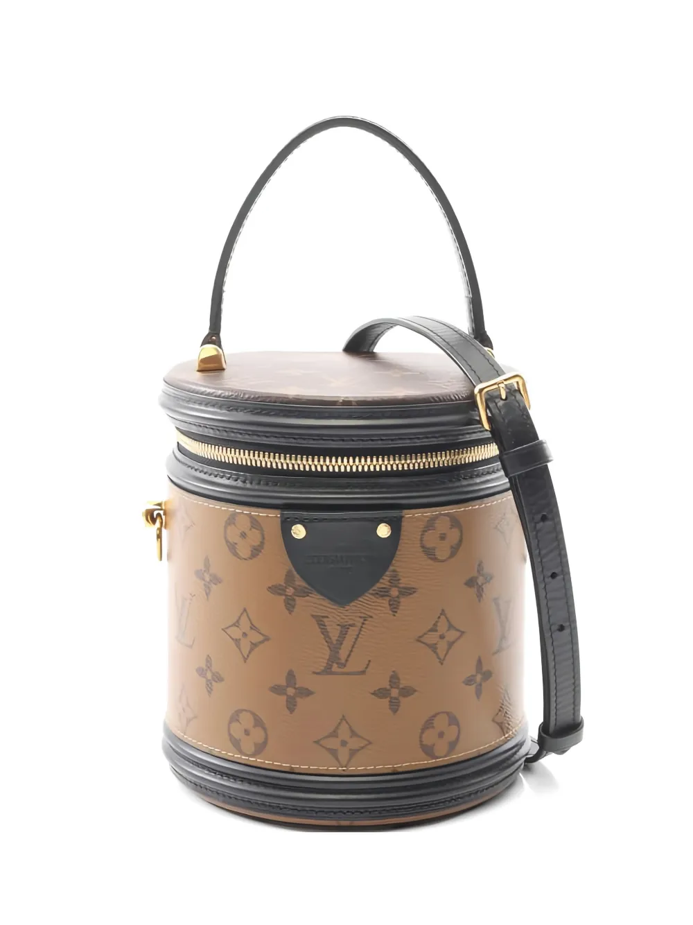 Louis Vuitton Pre-Owned 2018 Cannes Monogram Reverse cylindrical handbag - Nude