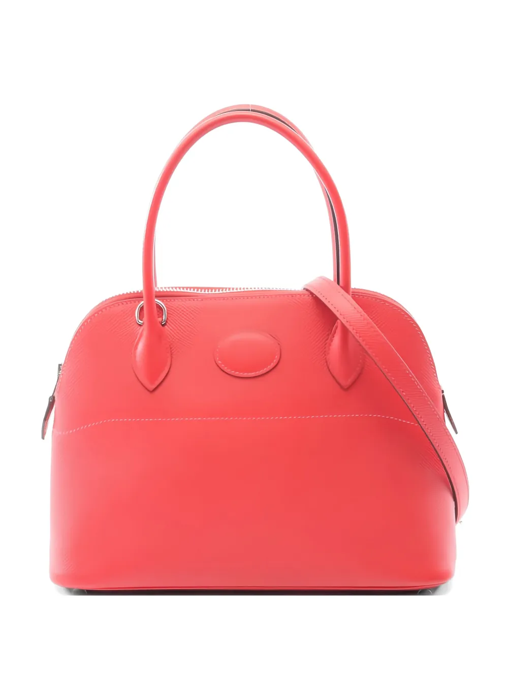 Hermès Pre-Owned 2019 Bolide 27 grained leather handbag - Rosso