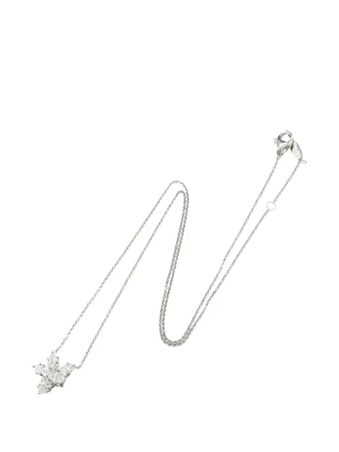 Harry Winston 2010s small Winston Cluster diamond pendant necklace