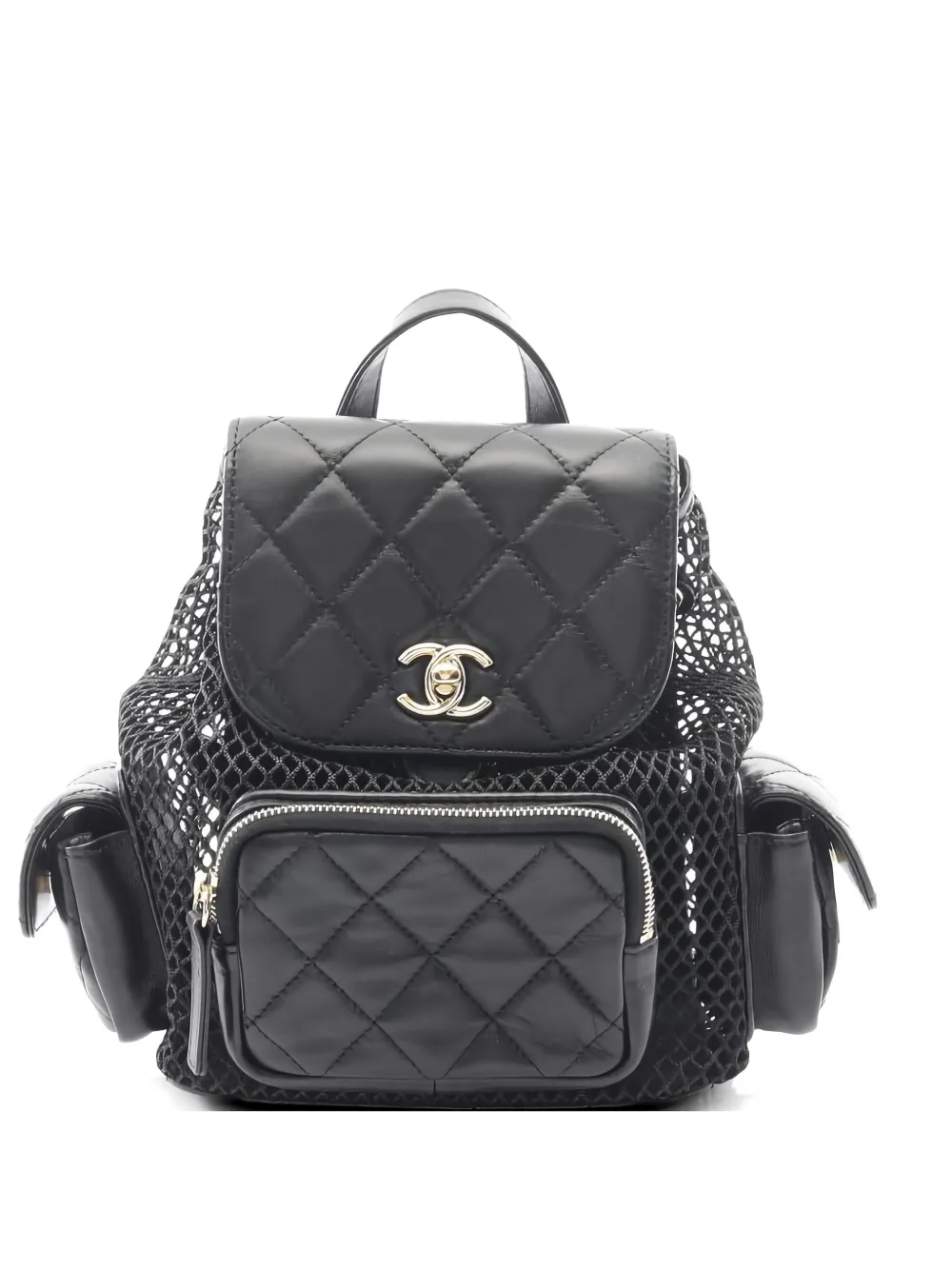 CHANEL Pre-Owned 2021 Matelasse backpack - Nero