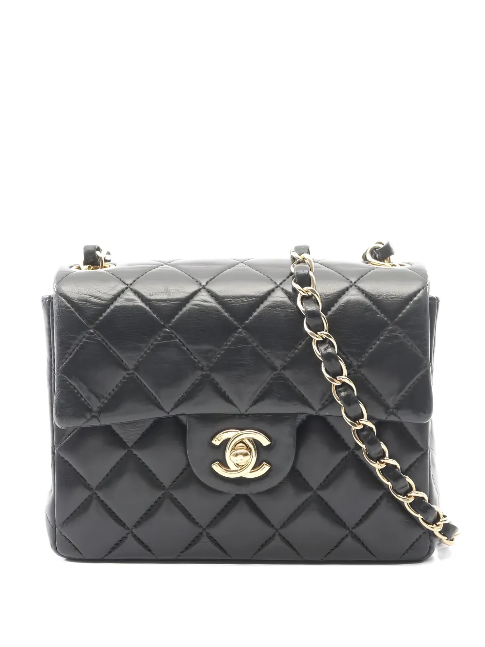 CHANEL Pre-Owned 2003-2004 mini matelasse chain shoulder bag - Nero
