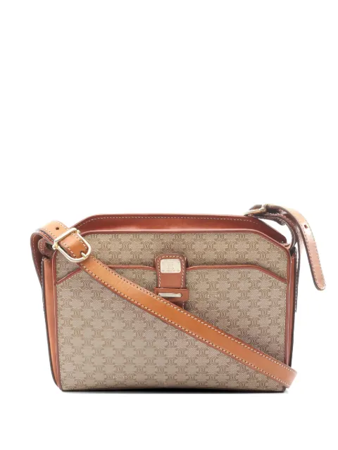 Celine Pre-Owned 2000s Macadam leather shoulder bag