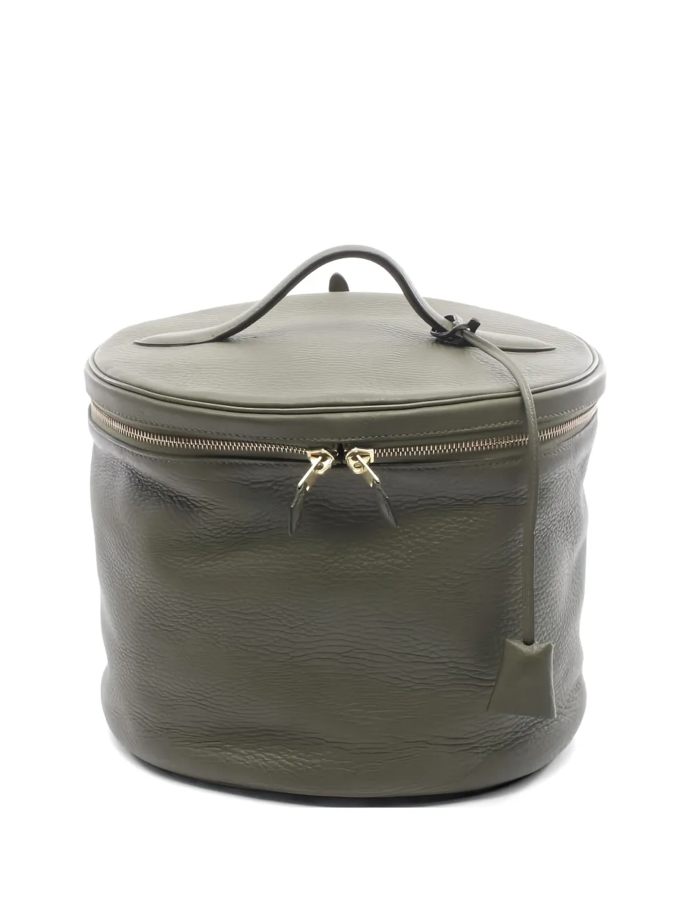 Hermès Pre-Owned 1998 Intercity leather make up bag - Verde