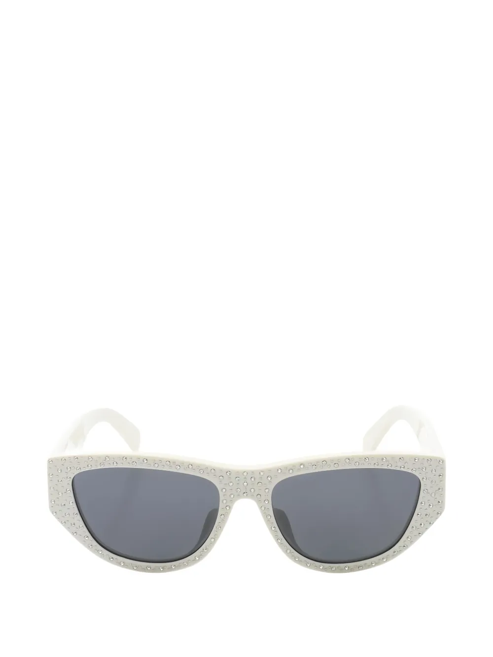 Celine Pre-Owned 2020s embellished sunglasses - Bianco