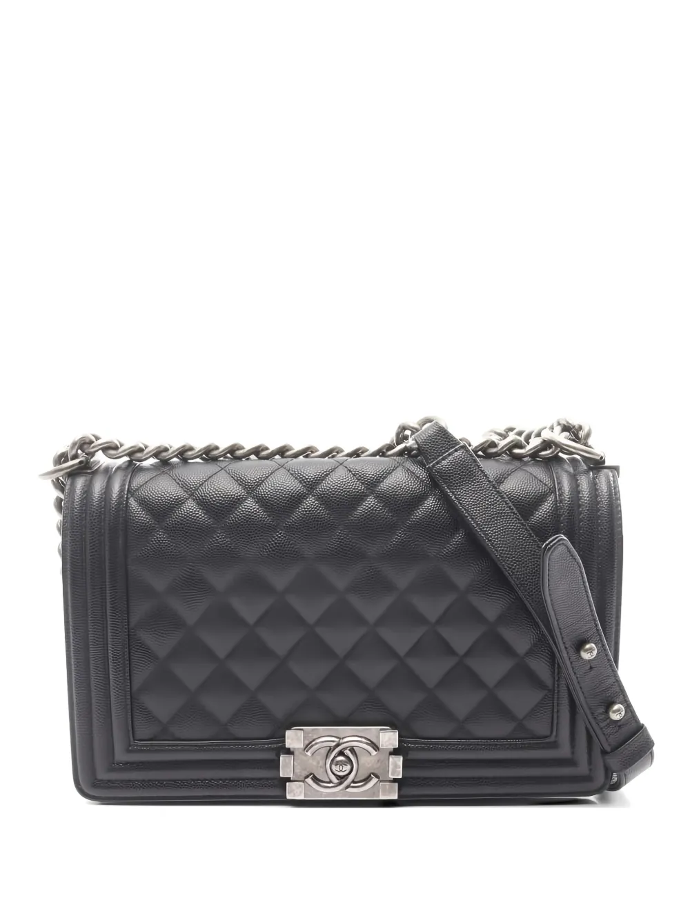 CHANEL Pre-Owned 2021 Boy shoulder bag - Nero