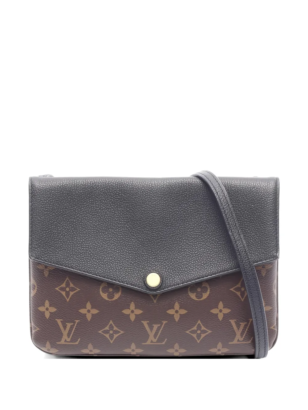 Louis Vuitton Pre-Owned 2016 Twice Monogram leather shoulder bag - Braun