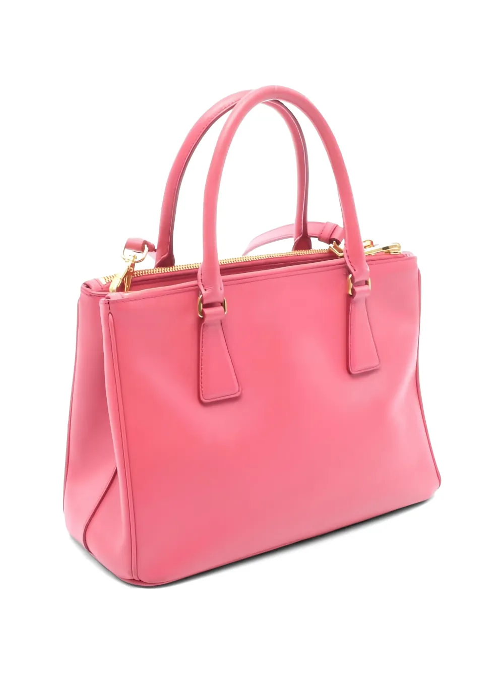 Prada Pre-owned 2000s Galleria Leather Tote Bag in Pink, view 2