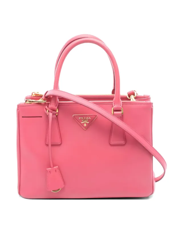 Prada Pre-owned 2000s Galleria Leather Tote Bag in Pink