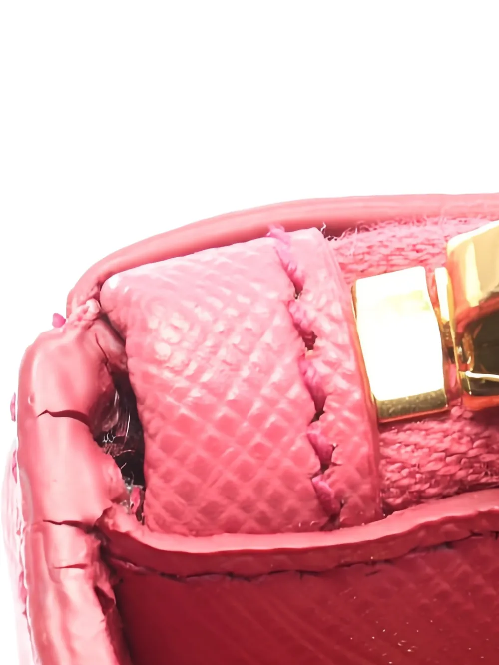 Prada Pre-owned 2000s Galleria Leather Tote Bag in Pink, view 4
