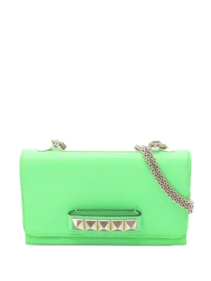 Red Valentino Vintage リボンアップリケ クラッチバッグ | グリーン