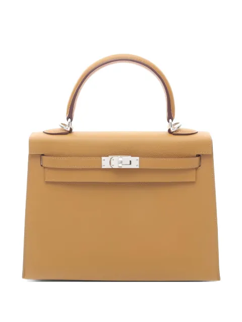 Hermès Pre-Owned 2023 birkin 25 textured leather tote bag