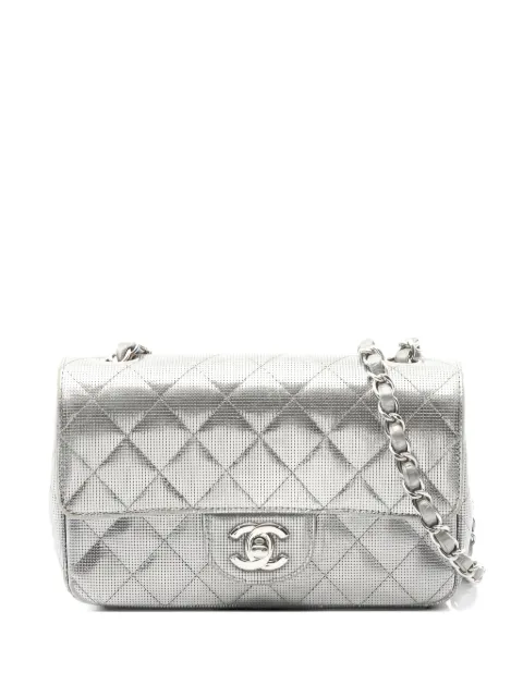 CHANEL Pre-Owned 2015-2016 20 matelassé quilted chain mini bag