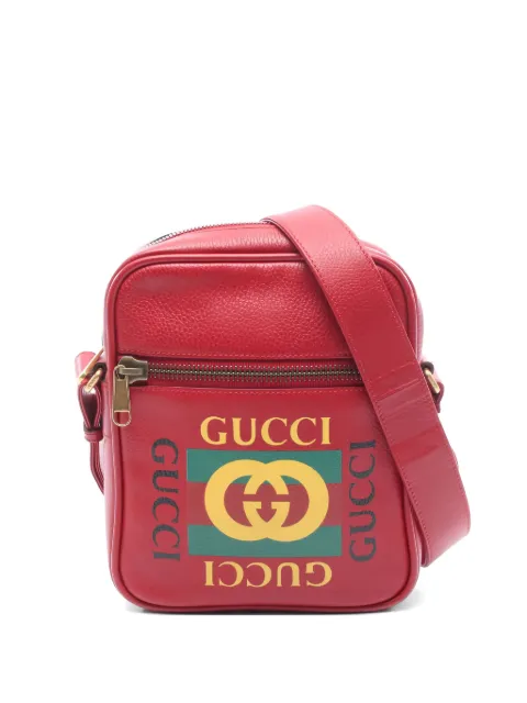 Gucci Pre-Owned 2010s printed leather shoulder bag