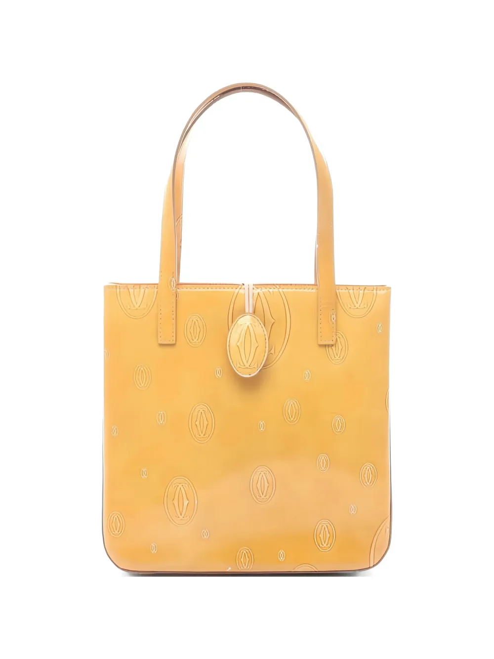 Cartier 2000s Happy Birthday leather tote bag - Toni neutri