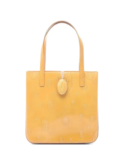 Cartier 2000s Happy Birthday leather tote bag