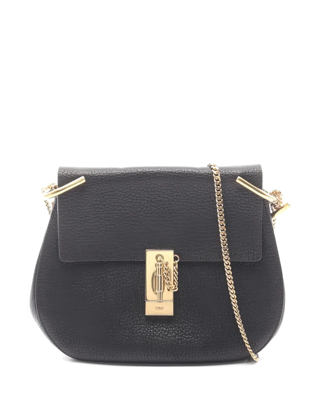 Chloé Pre-Owned 2000s Drew chain-strap shoulder bag - Nero