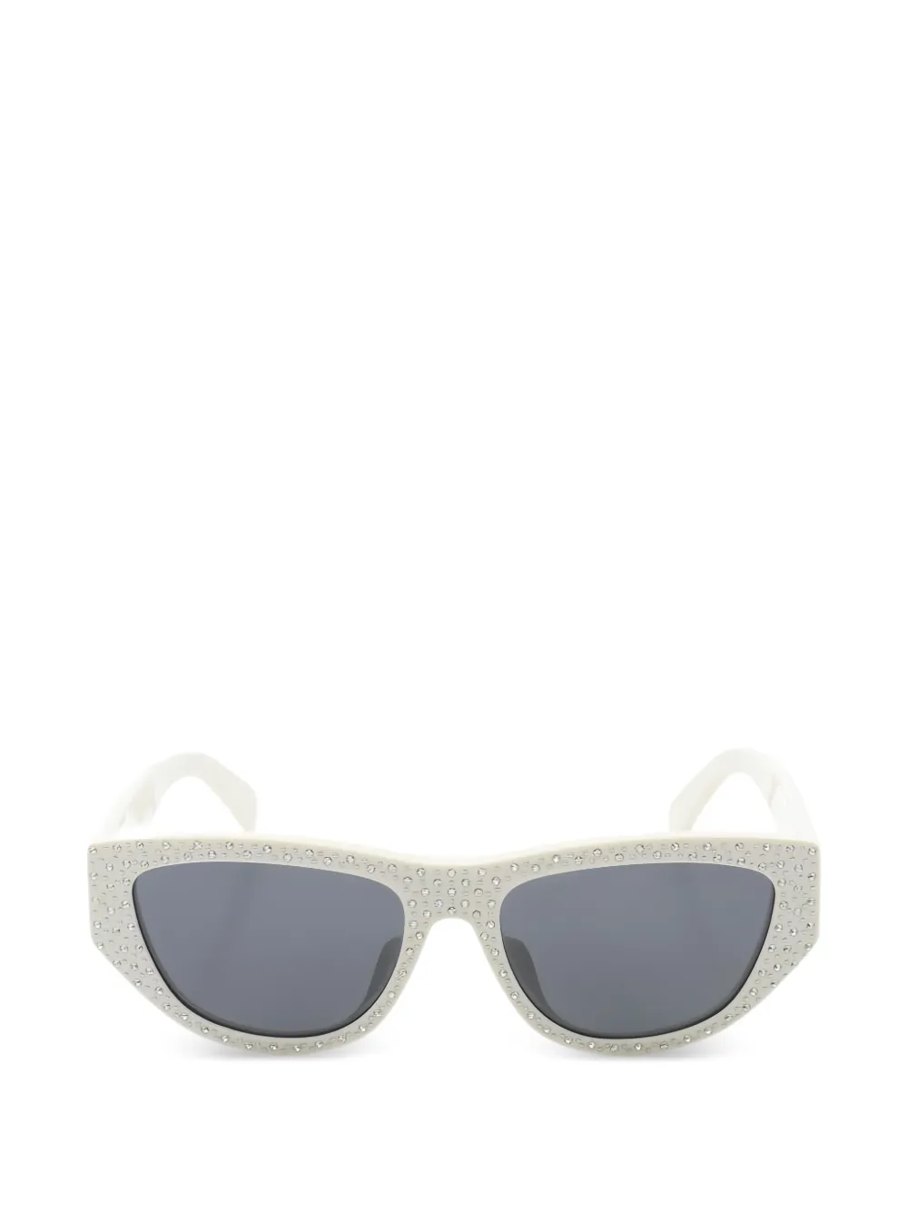 Celine Pre-Owned 2020s embellished sunglasses - Bianco