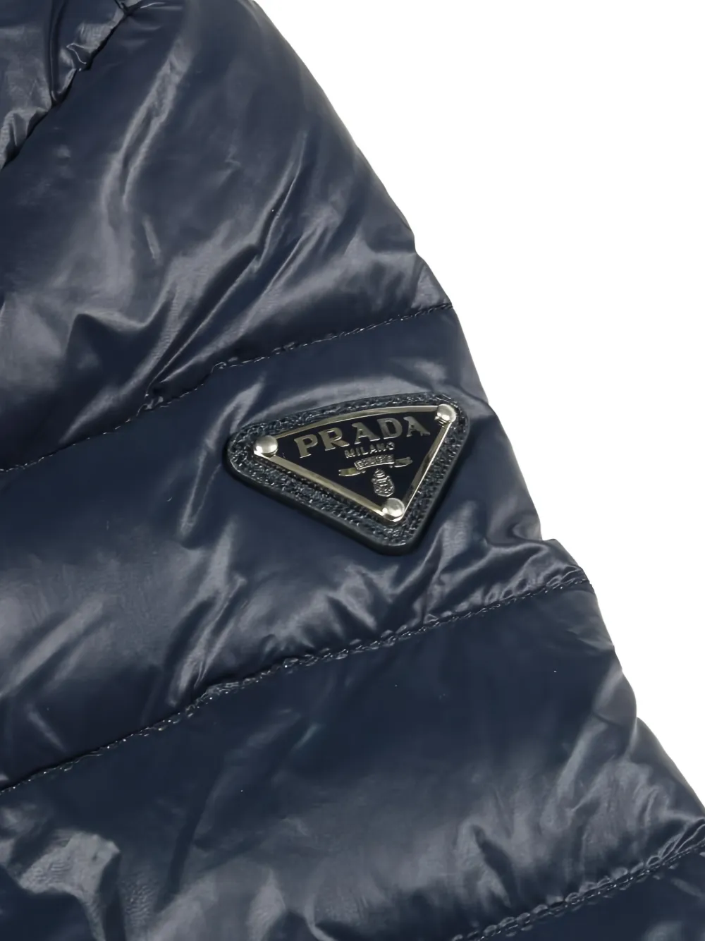 2000s Logo-Plaque Padded Jacket