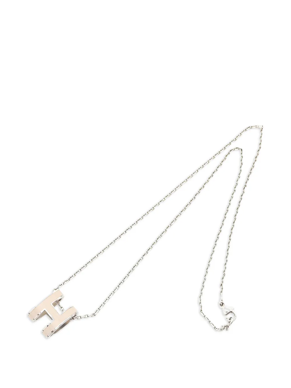Hermès Pre-Owned 2010s Pop Ash H necklace - Argento