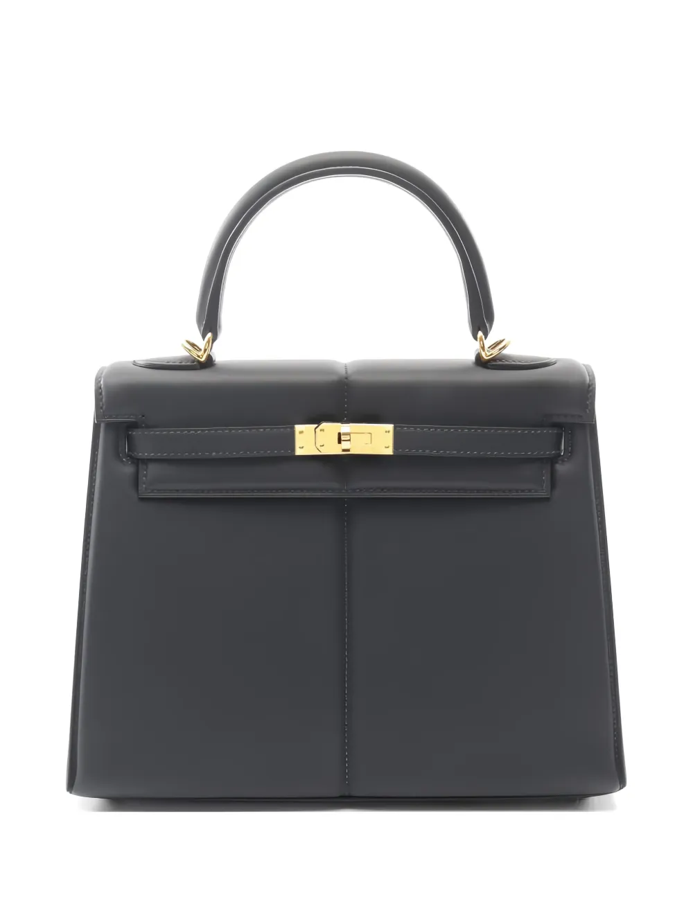 Hermès Pre-Owned 2022 Kelly two-way gold hardware leather handbag - Grigio