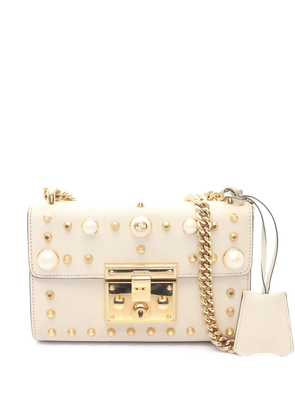 Gucci Pre-Owned Borsa a spalla con catena anni 2000 - Toni neutri