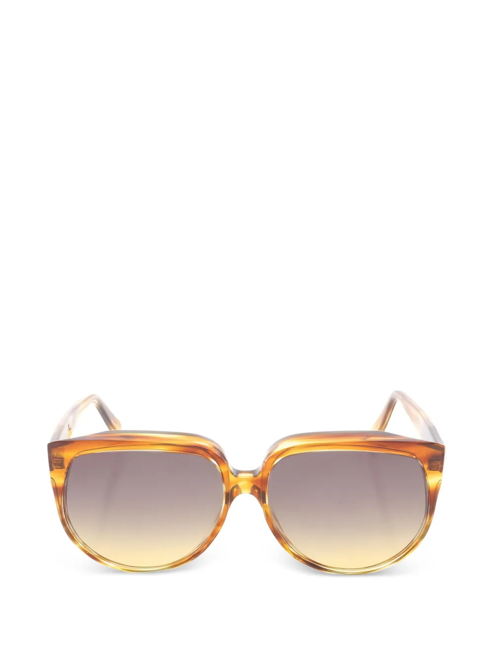 Celine Pre-Owned 2020s geometric-frame sunglasses - Marrone