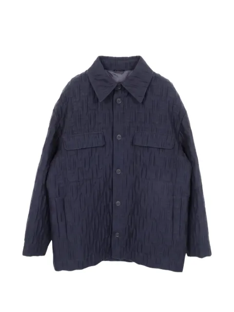 Fendi Pre-Owned 2010s FF embossed shirt jacket