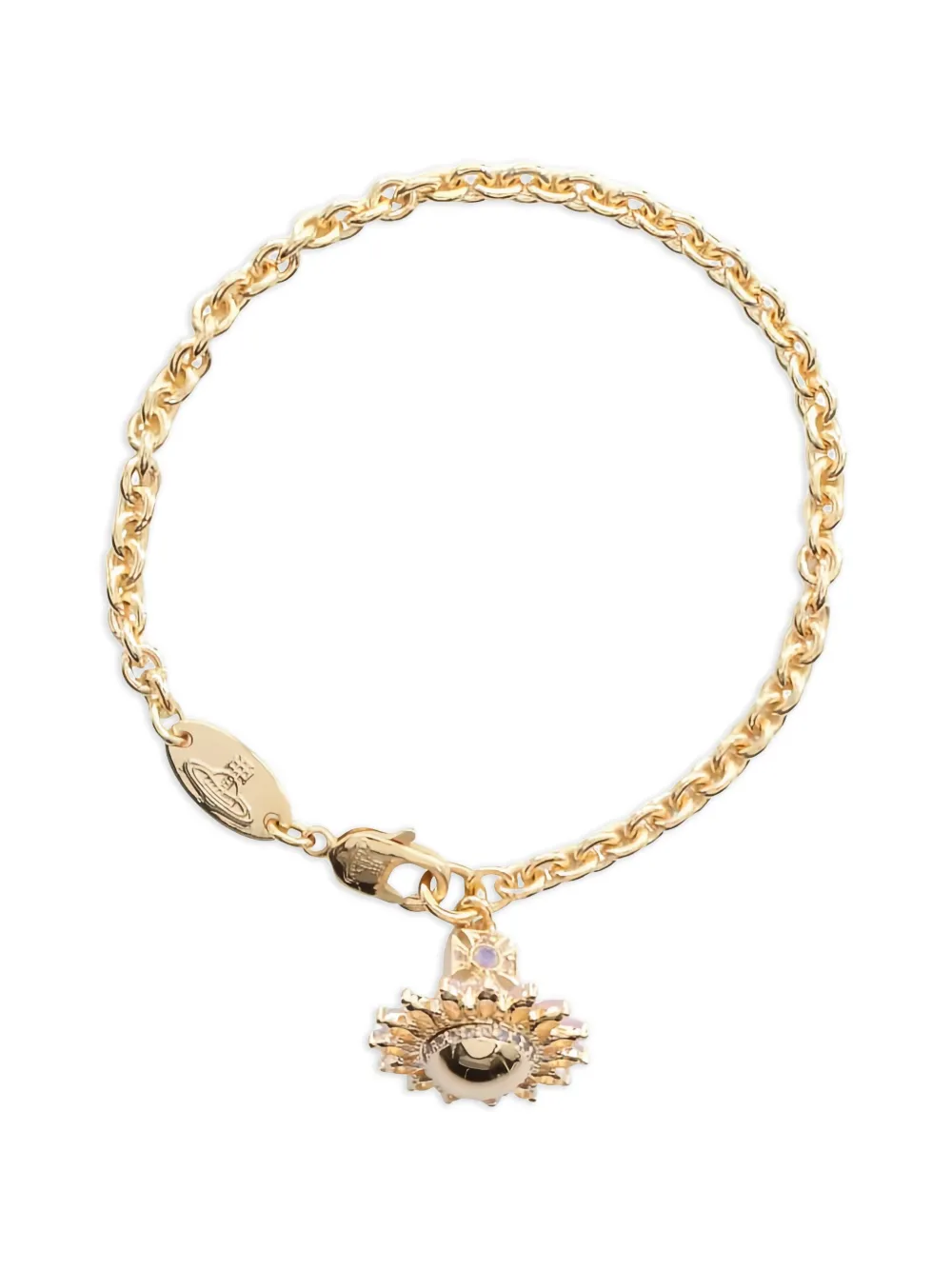 Vivienne Westwood Pre-Owned 2020s Jordana orb-pendant bracelets - Oro